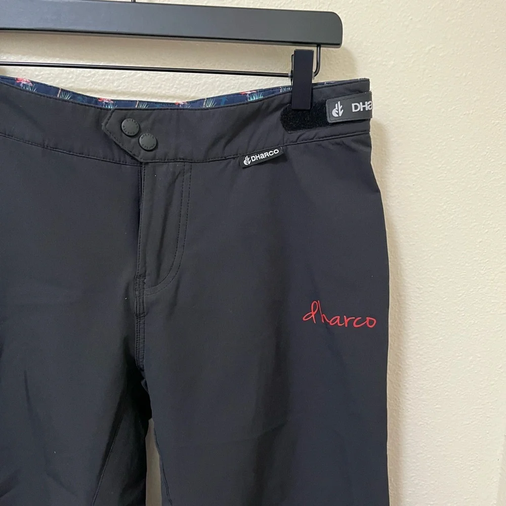 •DHARCO• Gravity Shorts Black Baggy Four Way Stretch Zipper Pockets - Picture 10 of 10